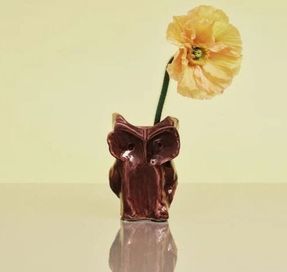 Serax Owl vase XS aubergine After Midnight