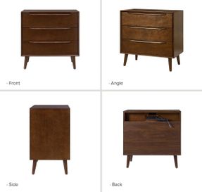 Wayfair Aviannah 30"W Mid-Century Bedside Tables