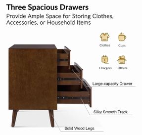 Wayfair Aviannah 30"W Mid-Century Bedside Tables