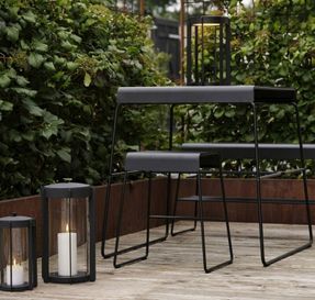 Zone Denmark A-bench Outdoor Bench With Shelf