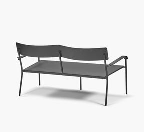 Serax Two Seater Aluminium Black August Chair