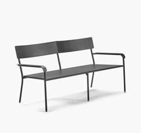 Serax Two Seater Aluminium Black August Chair