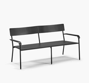 Serax Two Seater Aluminium Black August Chair
