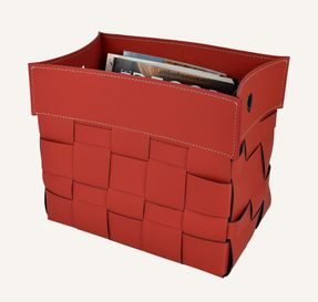 Limac Design Woven Magazine Rack Lory Storage Boxes