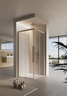 Disenia Space Shower Enclosure With Sliding Door