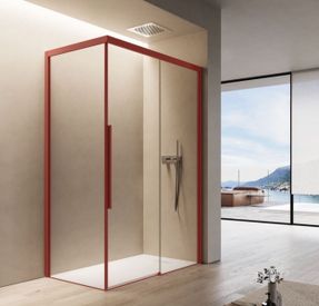 Disenia Space Shower Enclosure With Sliding Door