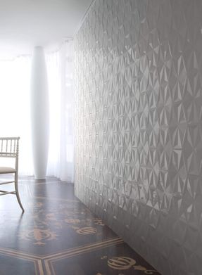 Bisazza White Frozen Crystal Wall TIles