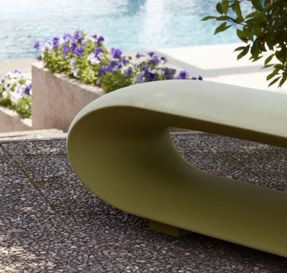 Serralunga Loop Bench Moleskin