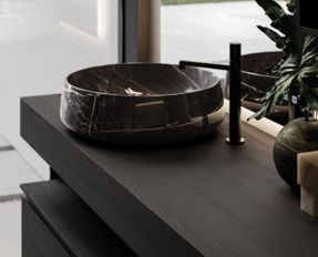 Ideagroup Beauty natural marble countertop washbasin