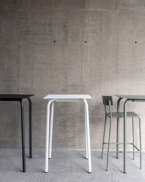 Serax Bar Stool Aluminium Eucalyptus Green August