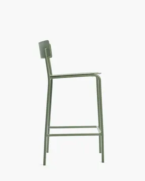 Serax Bar Stool Aluminium Eucalyptus Green August