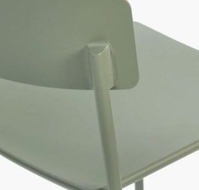 Serax Bar Stool Aluminium Eucalyptus Green August