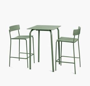Serax Bar Stool Aluminium Eucalyptus Green August