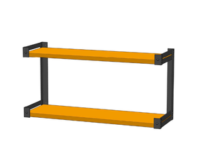 Noodles Wall Shelf Double