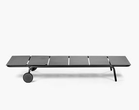 Serax Sun Lounger Aluminium Black August