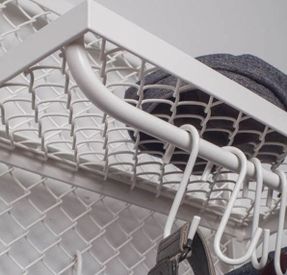 Noodles Wall Coat Rack Mesh