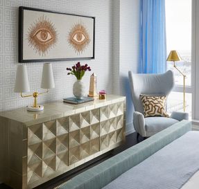 Jonathan Adler Eyes Beaded Art