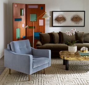 Jonathan Adler Eyes Beaded Art