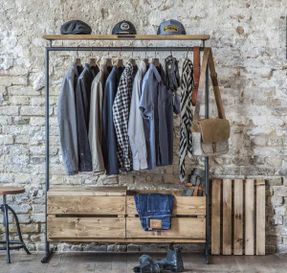 Noodles Coat Rack 2 Wood