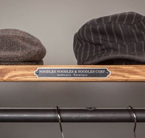 Noodles Coat Rack 2 Wood