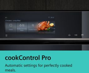 Siemens iQ700 Built-in compact oven with microwave function 60 x 45 cm Black