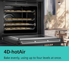 Siemens iQ700 Built-in compact oven with microwave function 60 x 45 cm Black
