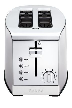 Krupsusa 2 Slice Stainless Steel Toaster KH732D50