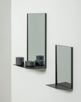 Serax Mirror L Black Cover Up