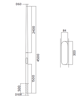 Zero Brass Floor Lamp