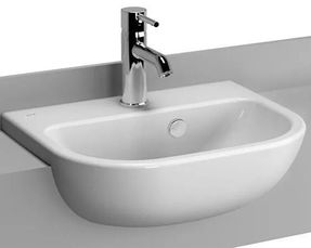 Vitra S20 Semi Recessed Washbasin