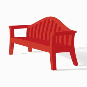 Serralunga Giulietta Bench