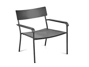 Serax Lounge Chair Aluminium Black August