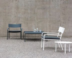 Serax Lounge Chair Aluminium Black August
