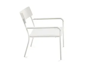 Serax Lounge Chair Aluminium Black August