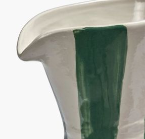 Serax Ceramic Jug Beige - Green Charly