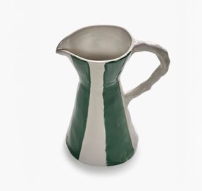 Serax Ceramic Jug Beige - Green Charly