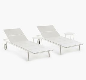 Serax Sun Lounger Aluminium Sand August