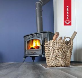 kratki Wood burning cast iron stove KRATKI K9 Ø 150 10 kW