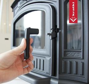 kratki Wood burning cast iron stove KRATKI K9 Ø 150 10 kW