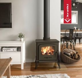 Kratki Wood Burning Cast Iron Stove Kratki K7 Ø 130 5 Kw