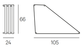 Henge Tangram Wall Shelf & Bookcase