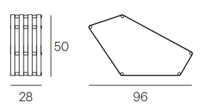 Henge Tangram Wall Shelf & Bookcase