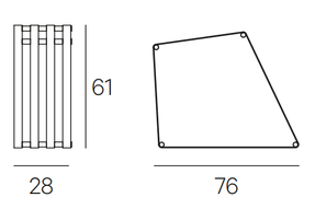 Henge Tangram Wall Shelf & Bookcase