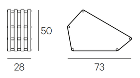 Henge Tangram Wall Shelf & Bookcase