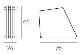 Henge Tangram Wall Shelf & Bookcase