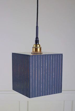 Thelightyard Classic Black & Gold Leaf Bathroom Pendant Light