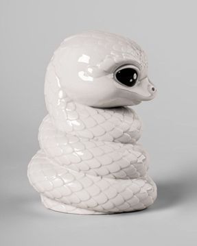 Lladro Baby Snake Figurine Sculpture