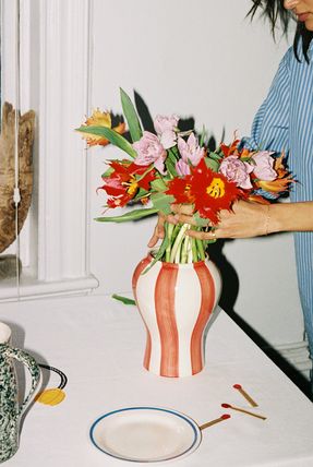 Hay Sobremesa Stripe Vase
