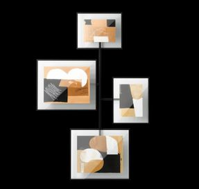 Umbra Flute Wall Picture Frames, Set Of 4 Picture Frames