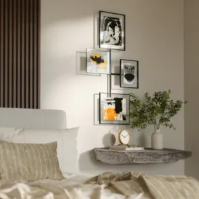 Umbra Flute Wall Picture Frames, Set Of 4 Picture Frames